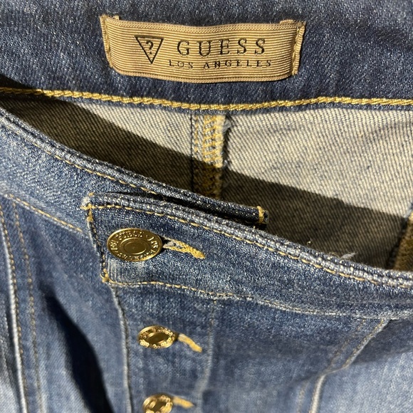 Guess A-Line Denim Skirt 
Style #W5FCL7D1W40 - Picture 3 of 6